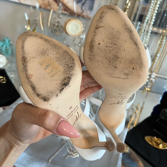 Authentic White Giuseppe Zanotti ‘Cruel’ Heels - Picture 4 of 6